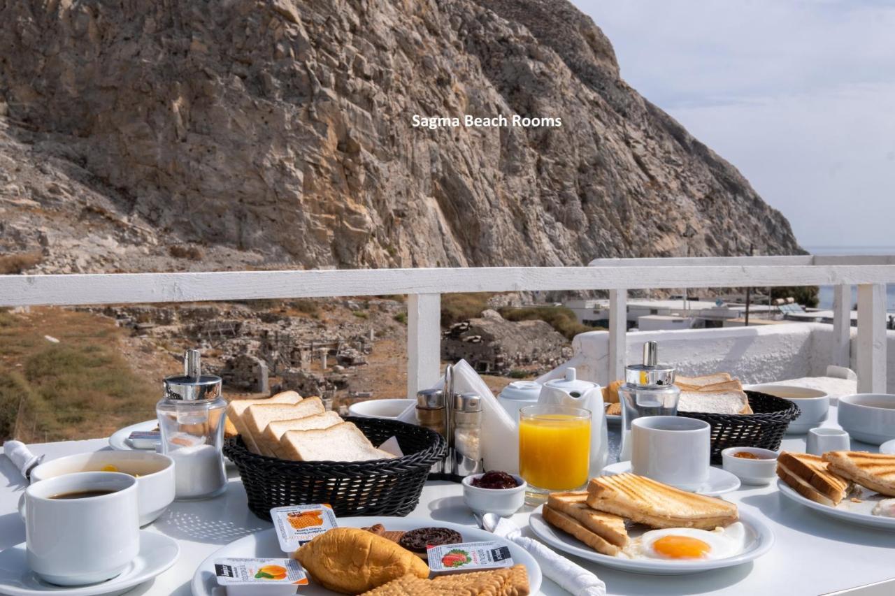 Sagma Beach Rooms Perissa  Dış mekan fotoğraf