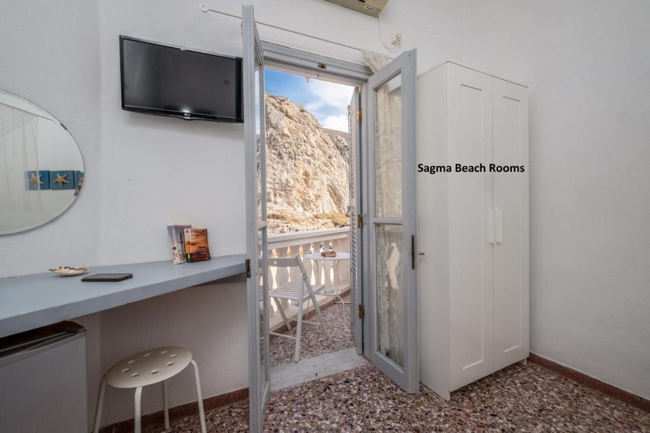 Sagma Beach Rooms Perissa  Dış mekan fotoğraf