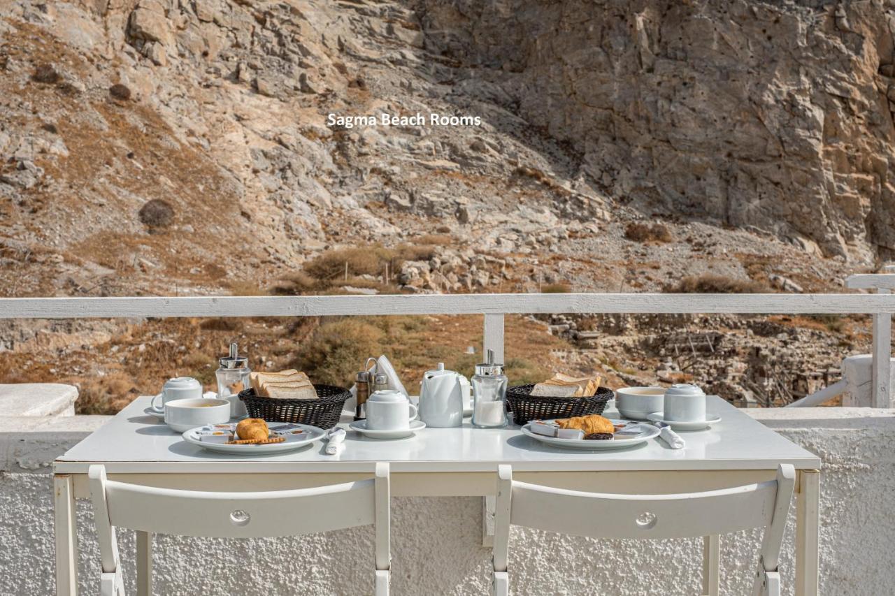 Sagma Beach Rooms Perissa  Dış mekan fotoğraf