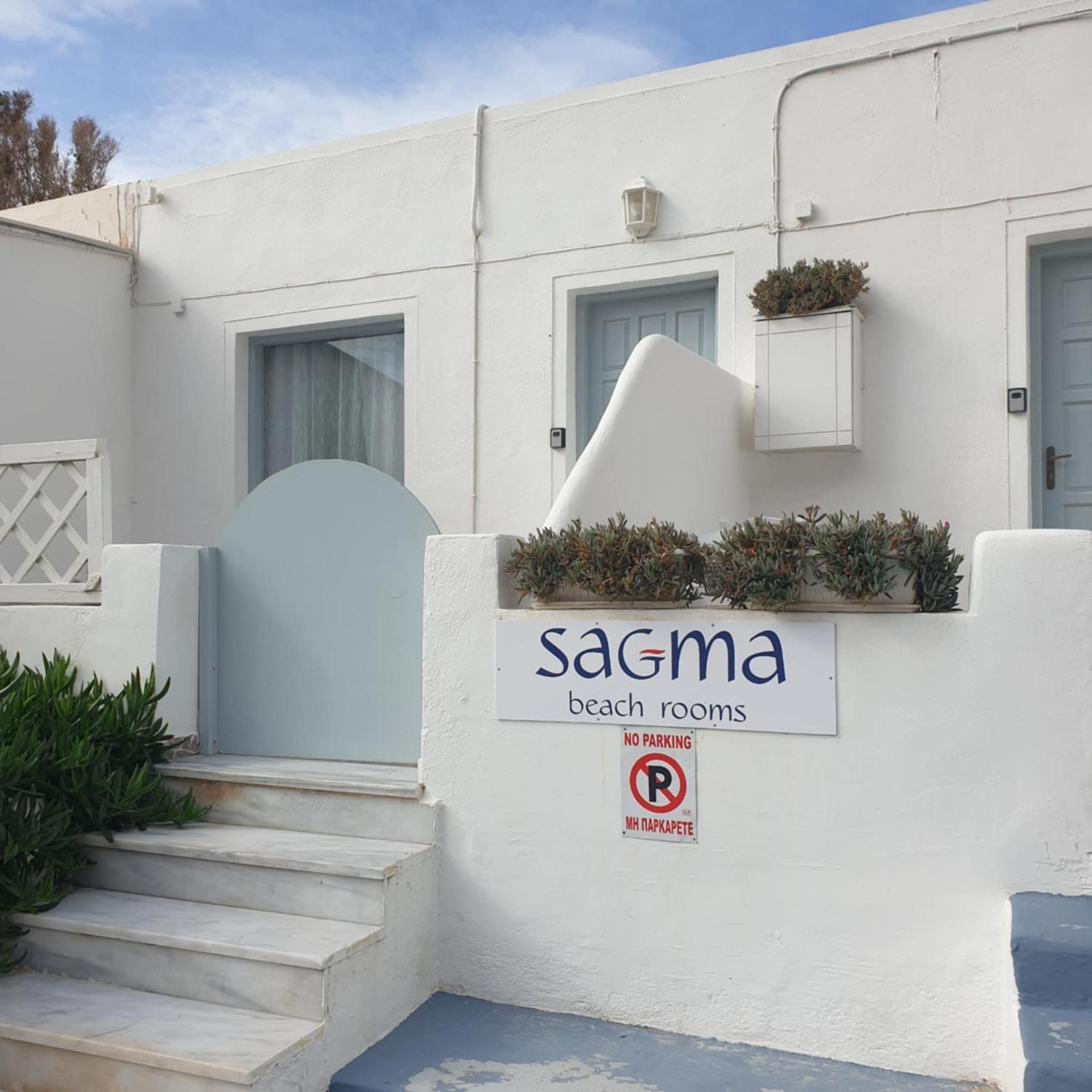 Sagma Beach Rooms Perissa  Dış mekan fotoğraf